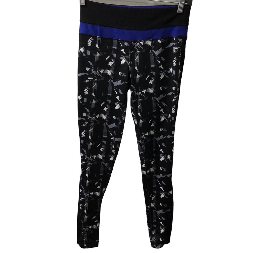{90 Degree By Reflex} Black Geo Print Leggings